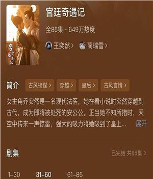 宫廷奇遇记在线观看和下载